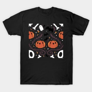 Spooky scary seamless pattern for Halloween T-Shirt